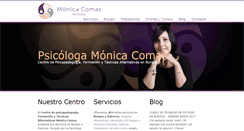 Desktop Screenshot of monicacomas.es